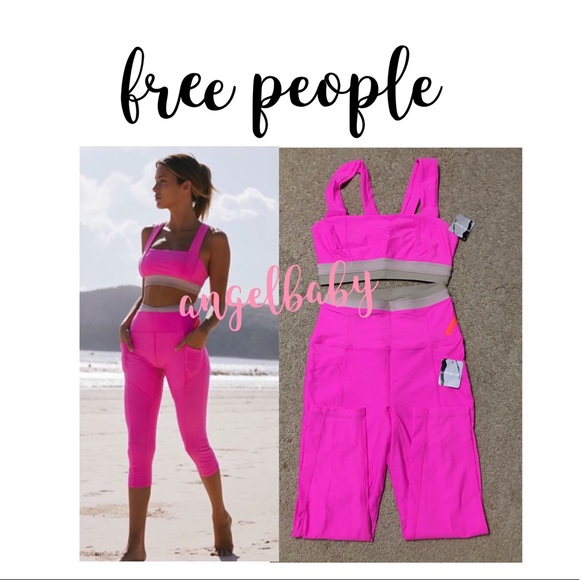 Free people White Water Hybrid Set in Miami Pink🐬